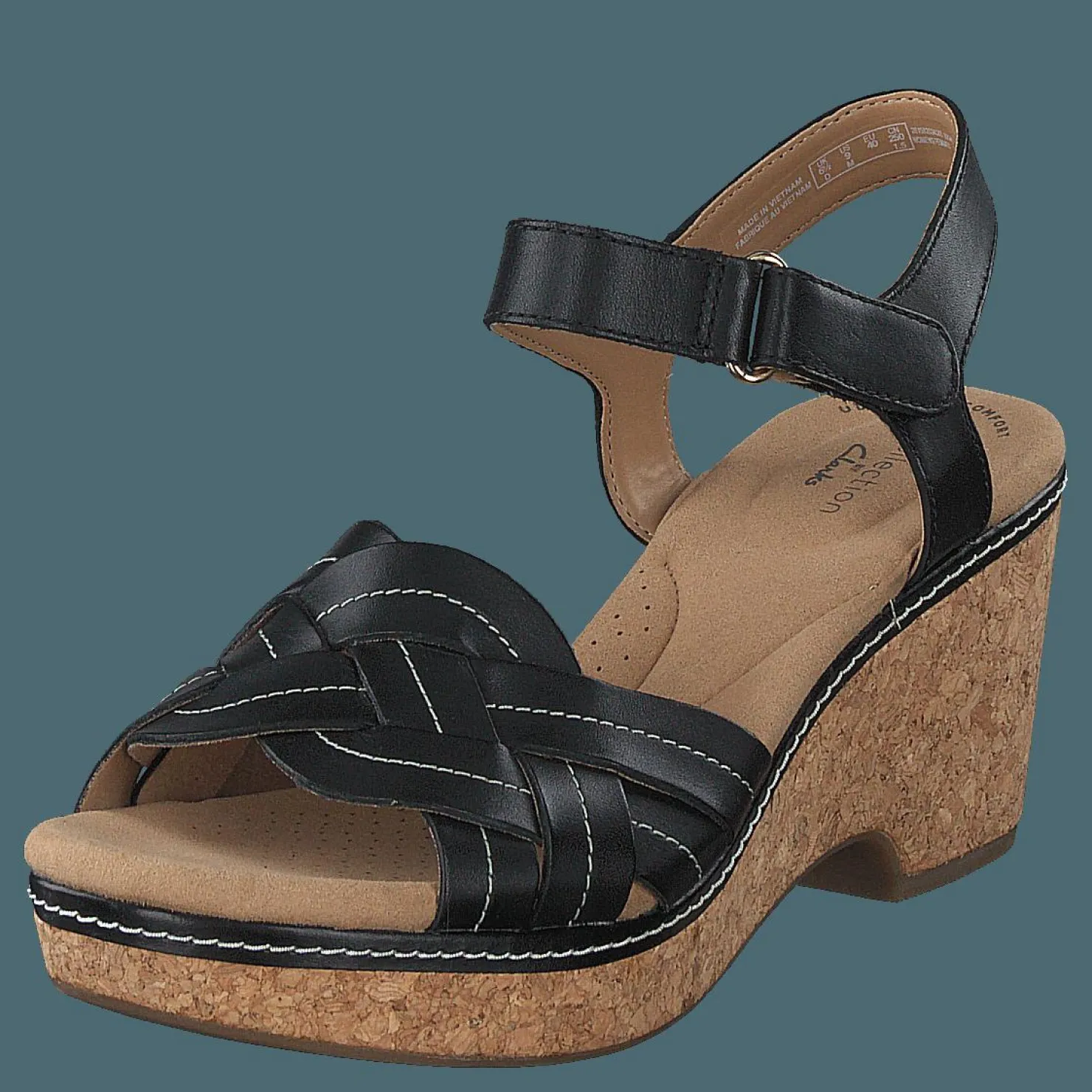 Clarks Giselle Coast Black Brun Outlet
