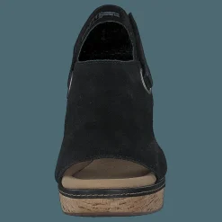 Clarks Giselle Sea Black Sde Brun