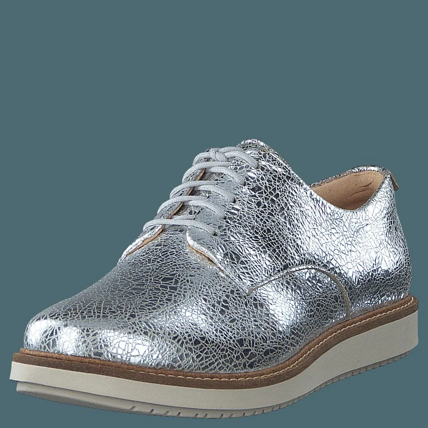 Clarks Glick Darby Silver Metallic Silver och Metallisk Best