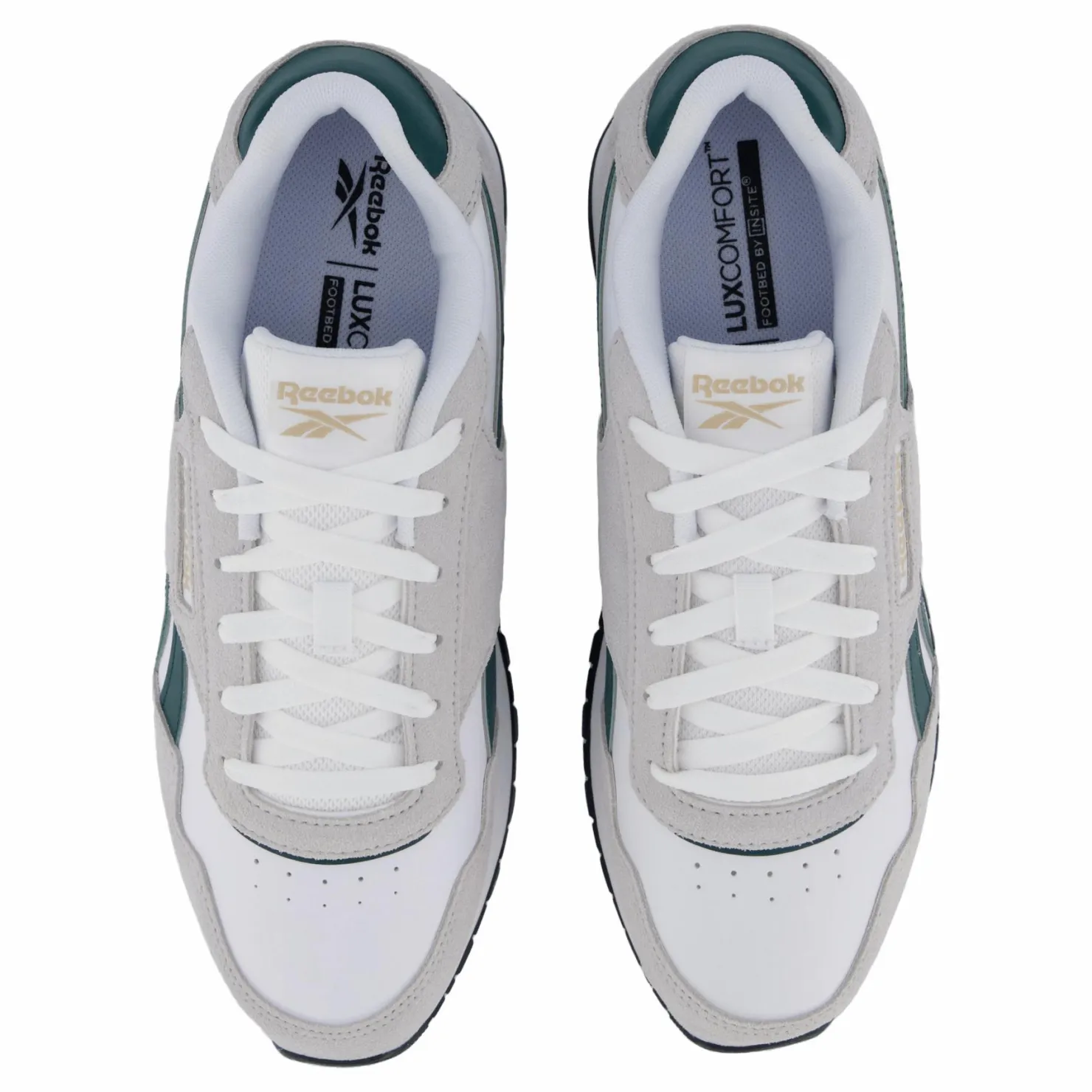 Reebok Glide White/ Green/grey 1 Grå, Vit och Grön Hot