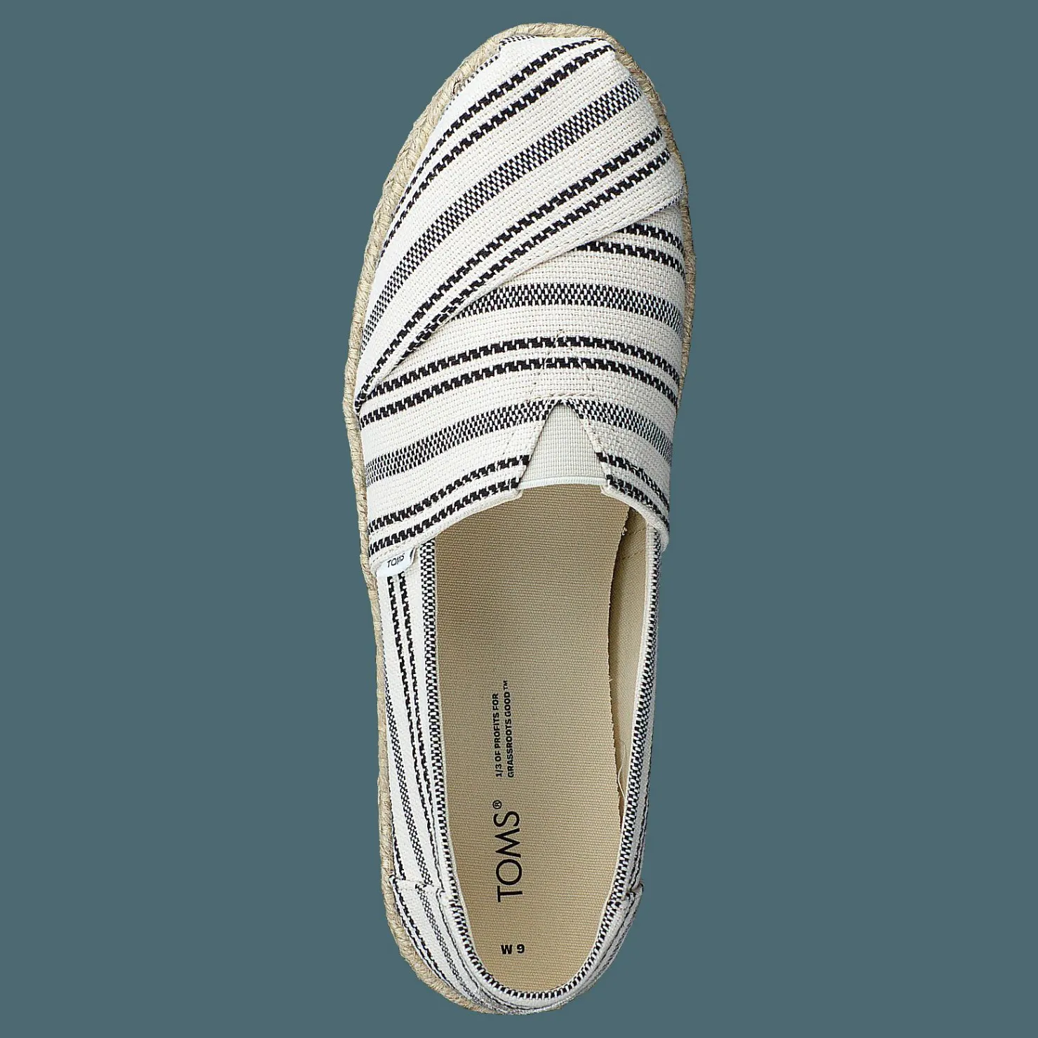 Toms Global Stripe Rope Natural Beige Outlet