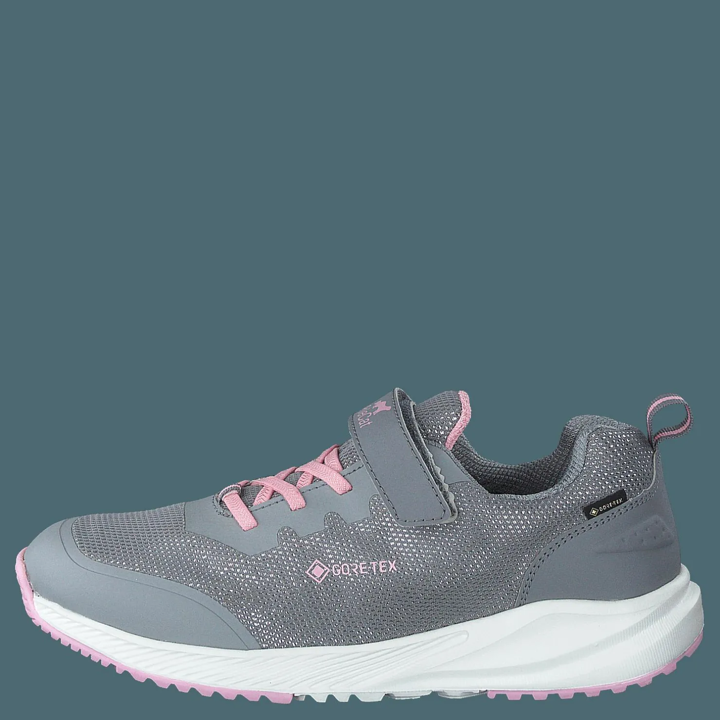 Polecat Goofy Court Gtx Jr Grey Grå och Rosa Outlet