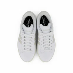 adidas Grand Court Cloudfoam Comfort Shoes Cloud White / Aluminium / Off White Vit Best