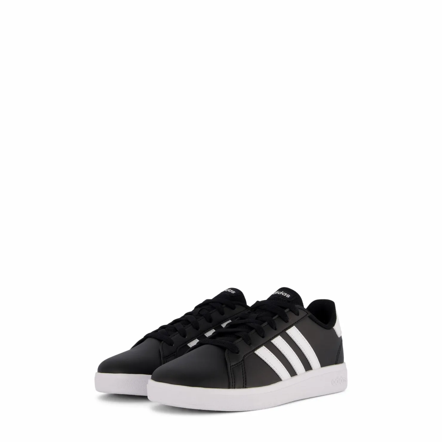 adidas Grand Court Lifestyle Tennis Lace-Up Shoes Core Black / Cloud White / Core Black Svart