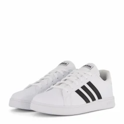 adidas Grand Court Shoes Cloud White / Core Black / Cloud White Vit Outlet