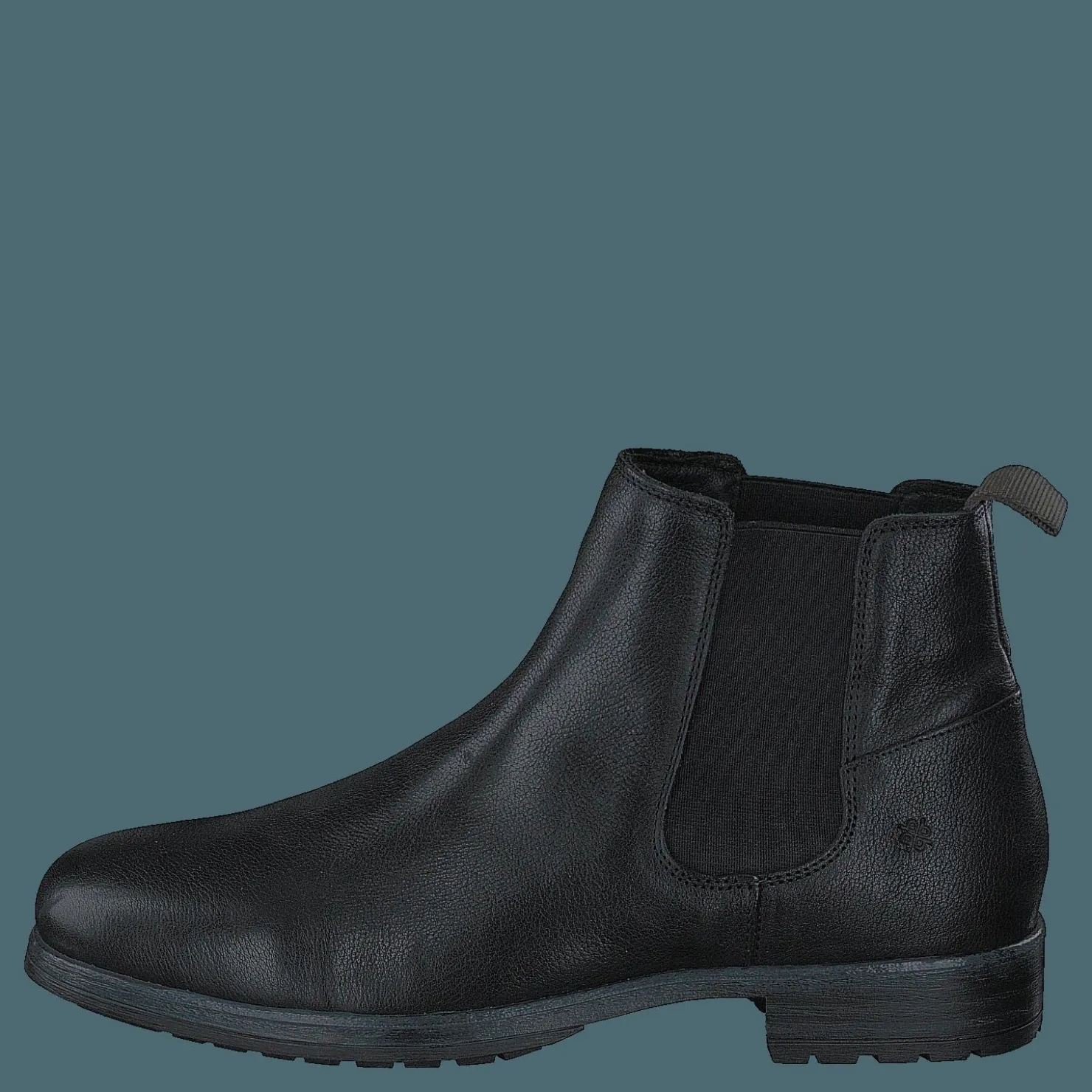 Playboy Footwear Grant Black Leather Blå Clearance