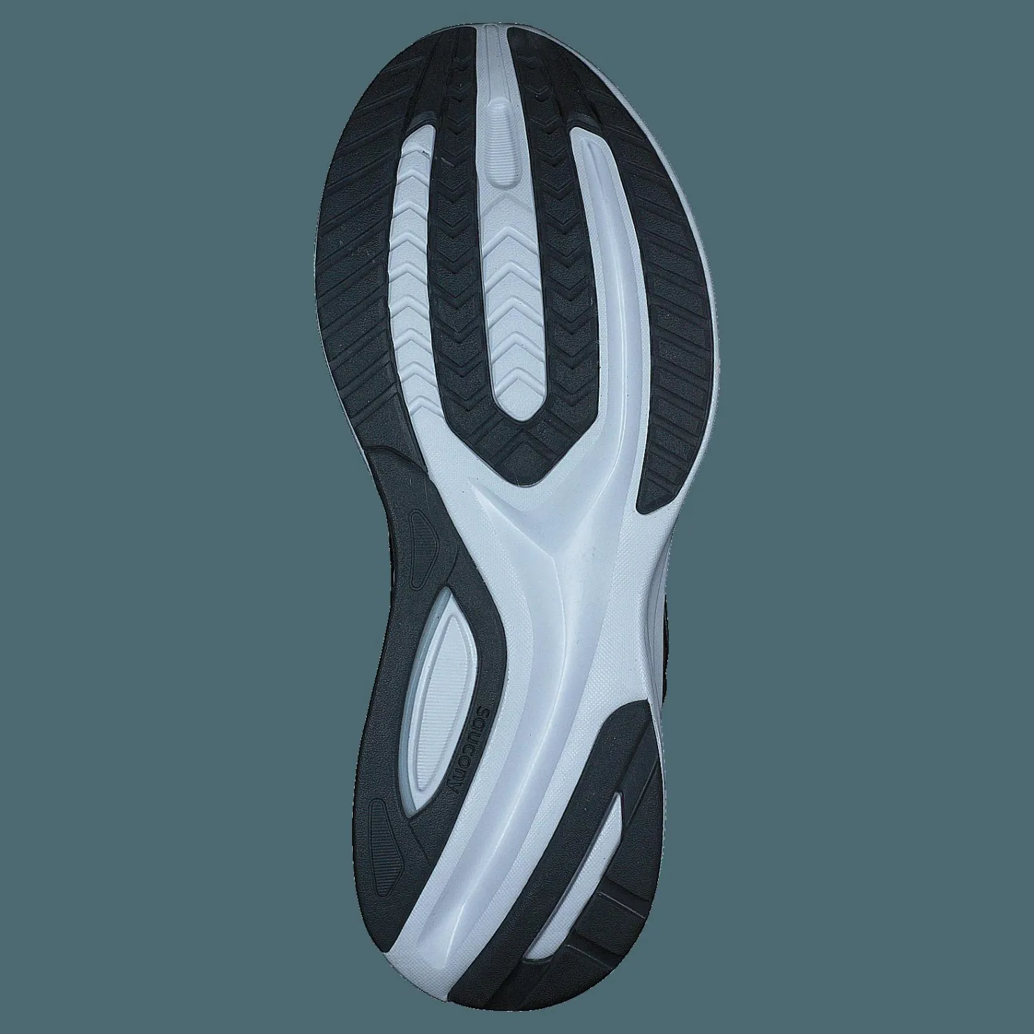 Saucony Guide 15 Black/white Svart Sale