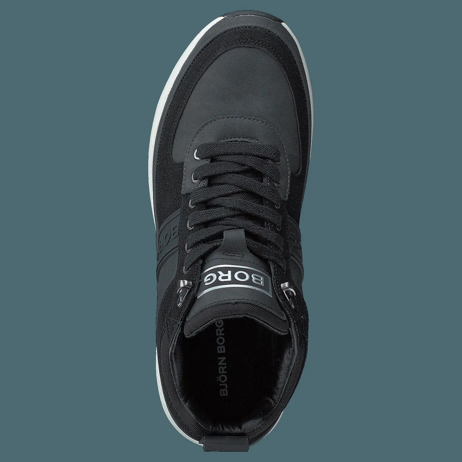 Björn Borg H100 Mid Cas M Black Svart Best