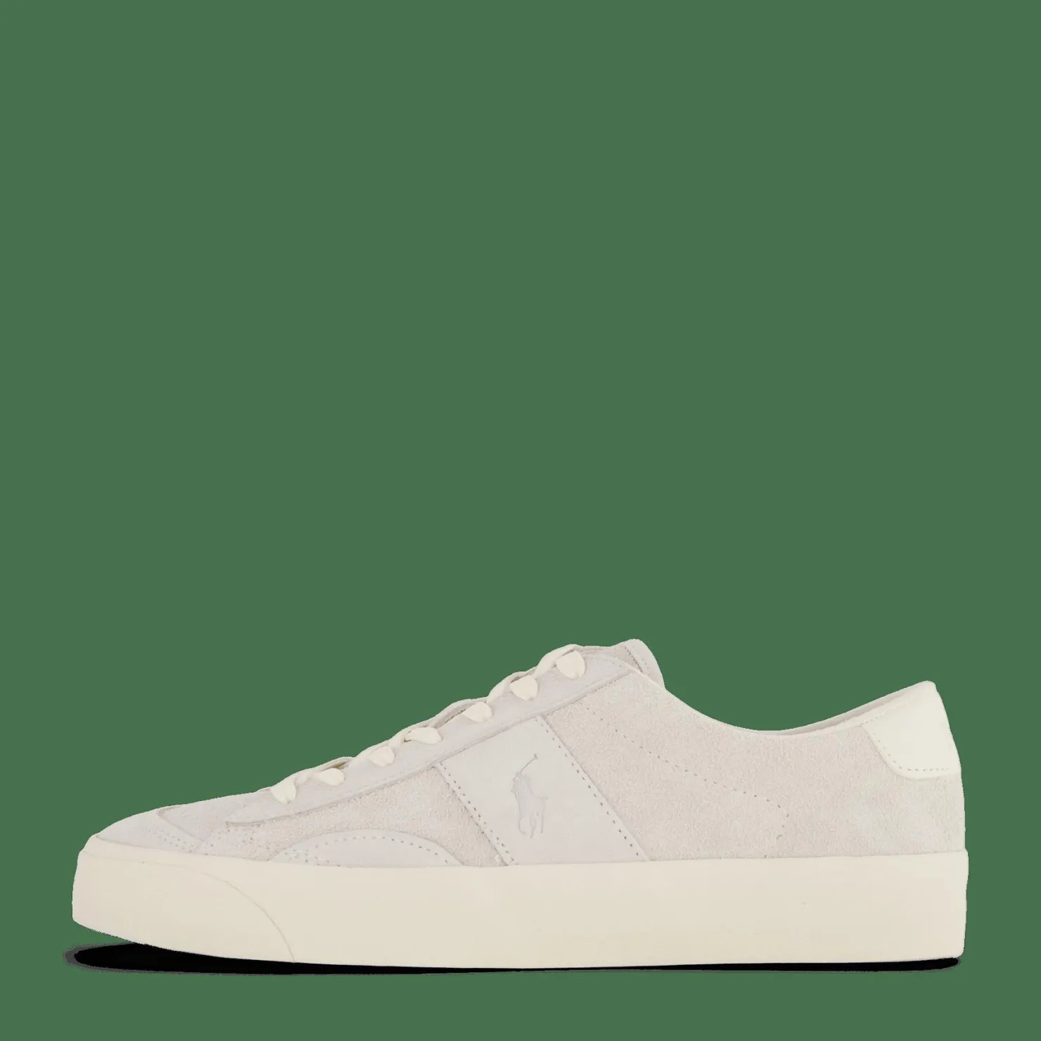 Polo Ralph Lauren Hairy Suede Sayer Sneaker Bianco Vit