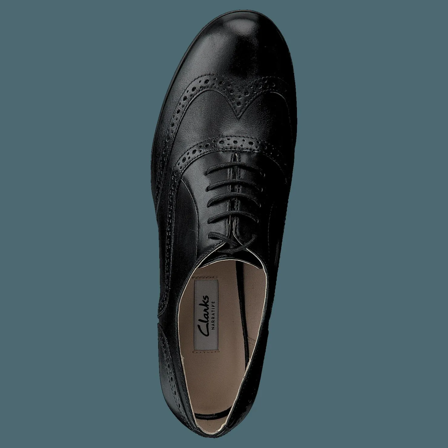 Clarks Hamble Oak Black Leather Grå och Svart