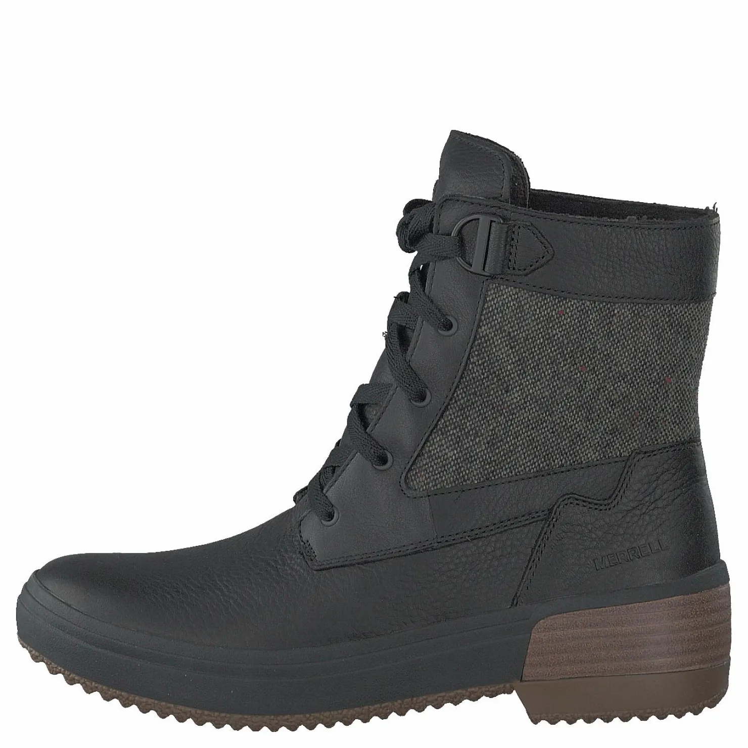 Merrell Haven Mid Lace Waterproof Black Svart Hot