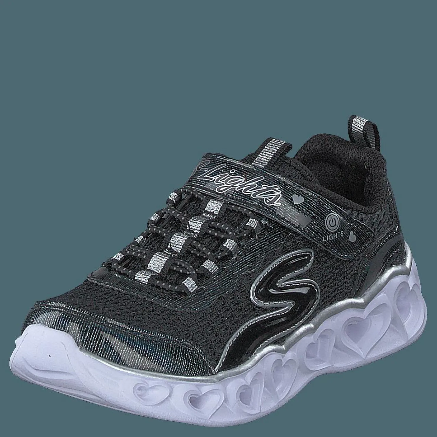 Skechers Heartlights Blk Svart Best