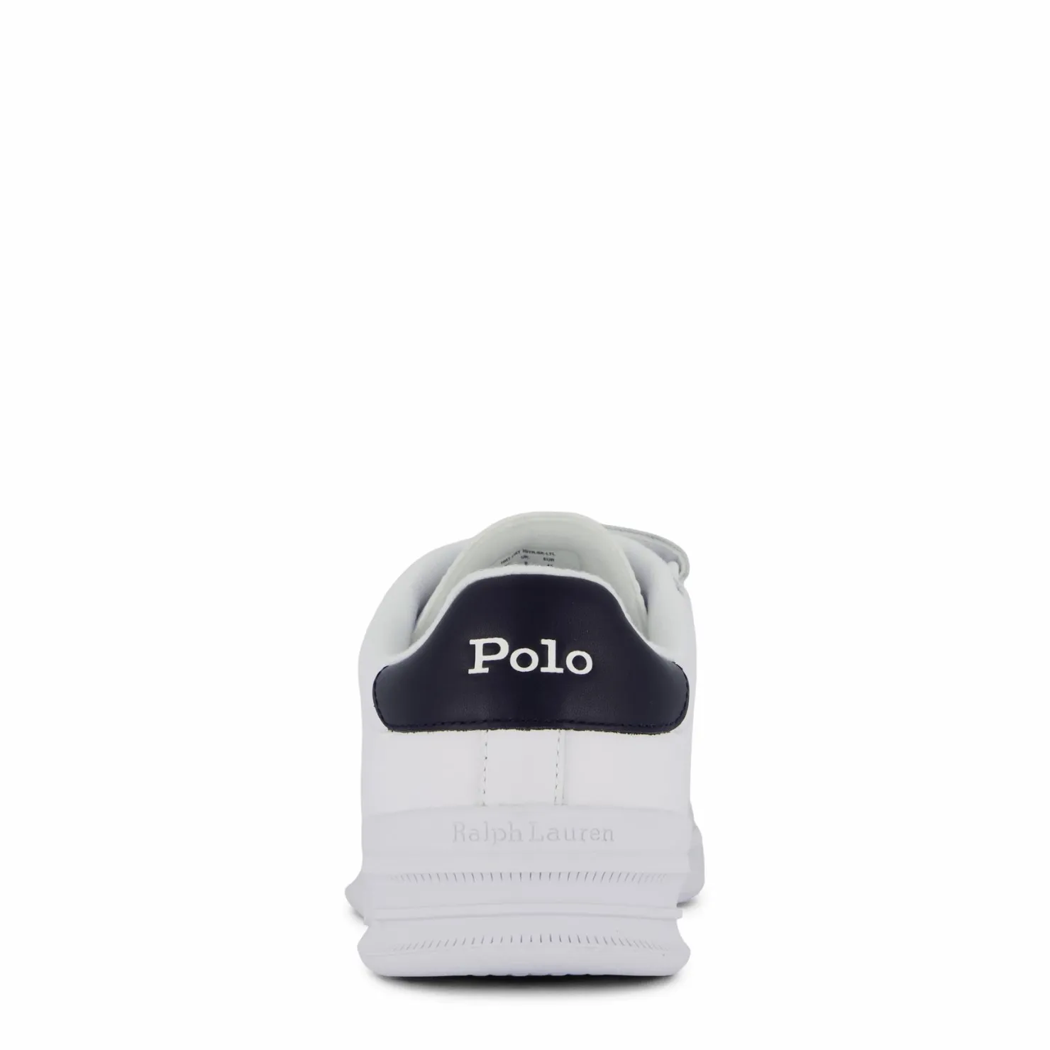 Polo Ralph Lauren Heritage Court II Leather Sneaker White / Navy Vit Sale