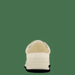 Polo Ralph Lauren Heritage Court II Leather Sneaker Ecru / Bone Beige Discount