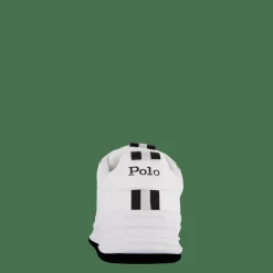 Polo Ralph Lauren Heritage Court II Leather Sneaker White / Black PP Vit Best