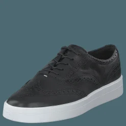 Clarks Hero Brogue Black Leather Svart Online
