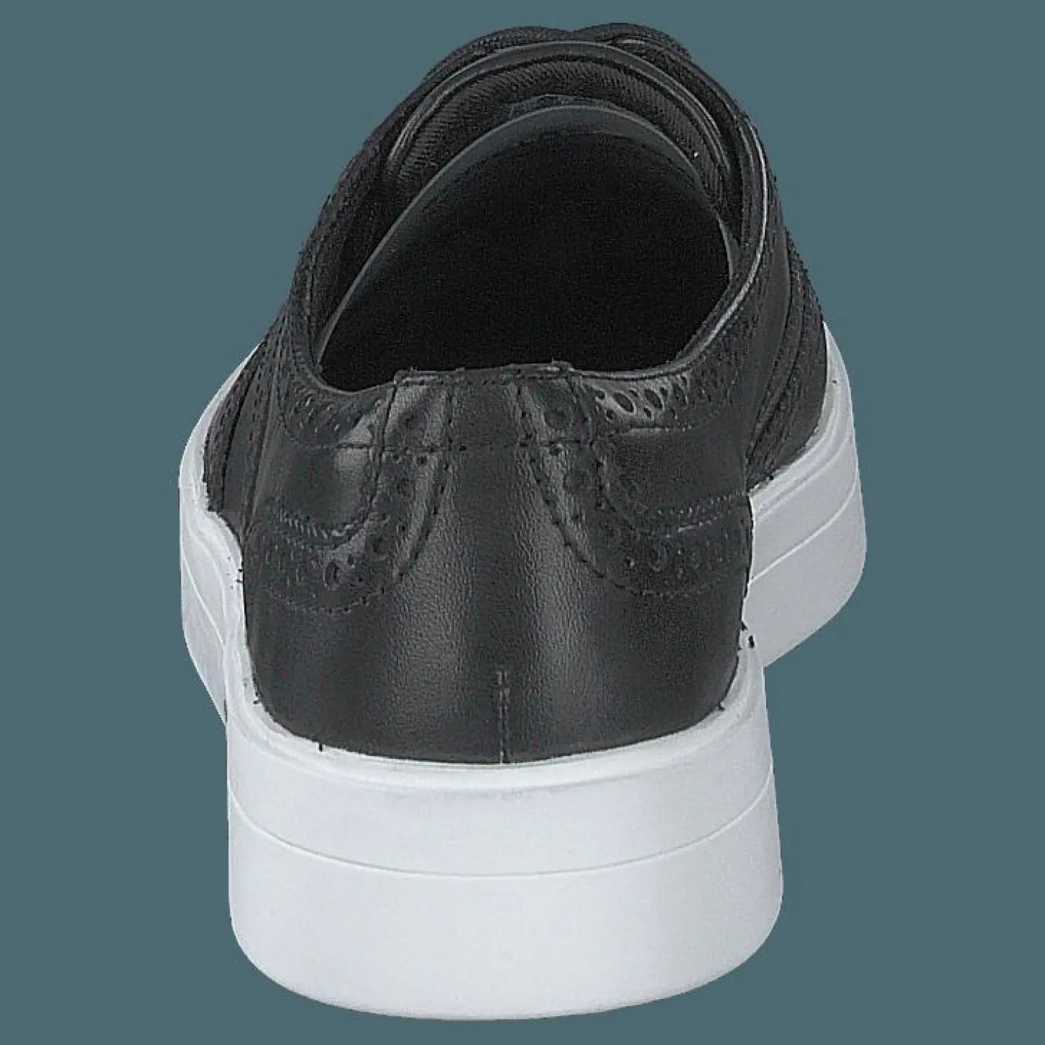 Clarks Hero Brogue Black Leather Svart Online