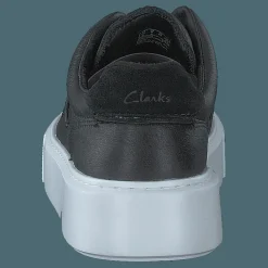 Clarks Hero Lite Slip Black Leather Svart