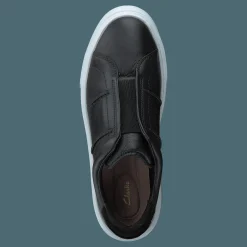 Clarks Hero Lite Slip Black Leather Svart