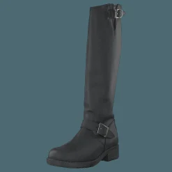 Johnny Bulls High Zip Back Black Shiny Silver Svart och Silver Clearance