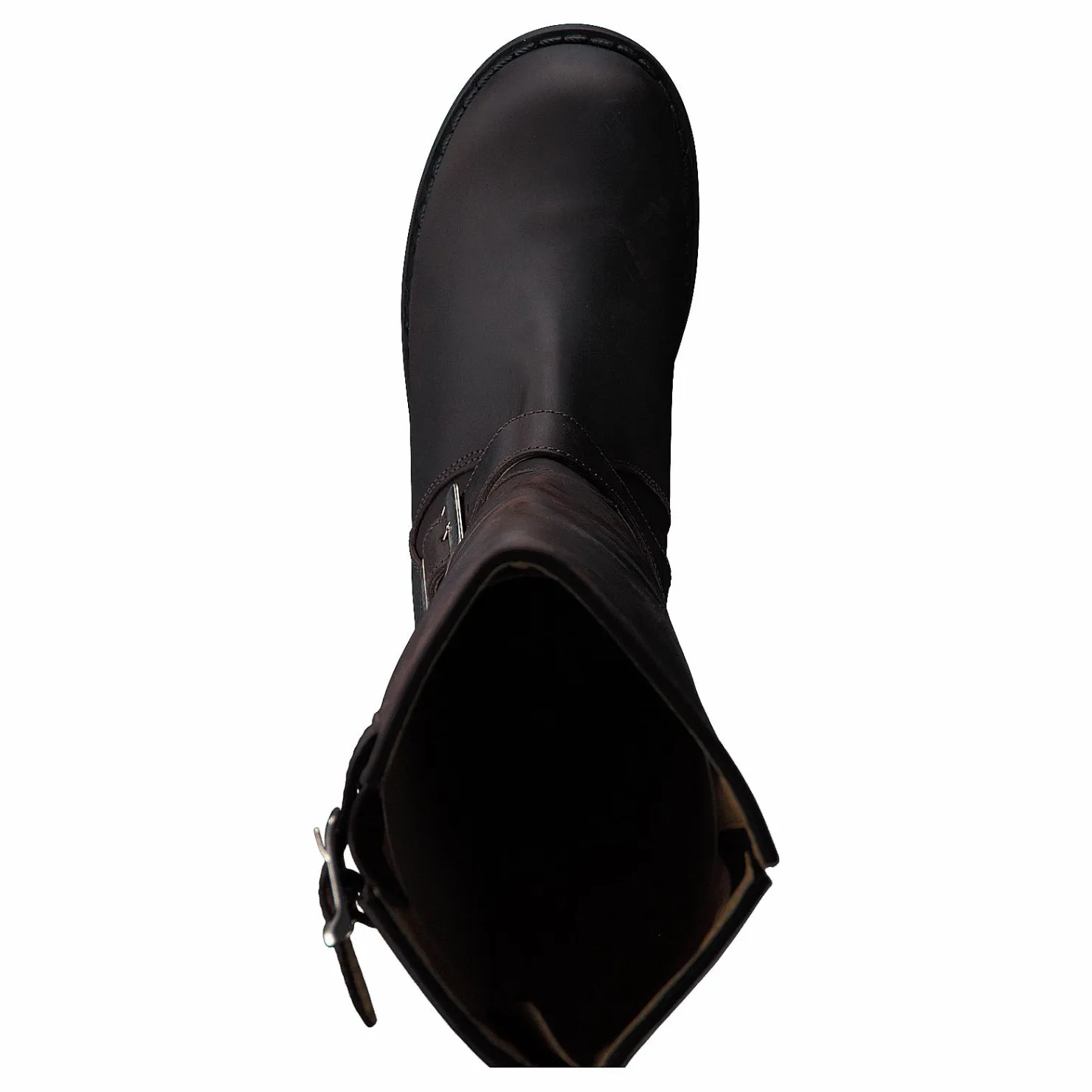 Johnny Bulls High Zip Back Brown Shiny Silver Svart, Brun, Grå och Silver New