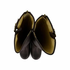 Johnny Bulls High Zip Back Brown/Gold Brun Outlet