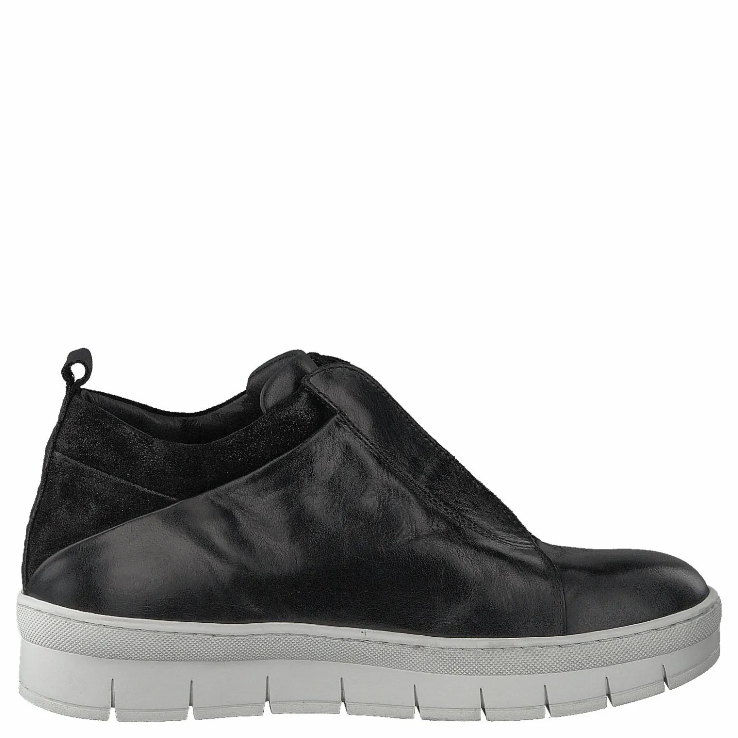 Nude of Scandinavia Hilda Sole-velour Nero Grå Sale