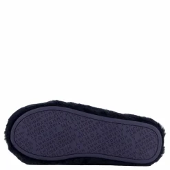 Tommy Hilfiger Hilfiger Fur Basics Slipper Space Blue Svart Discount
