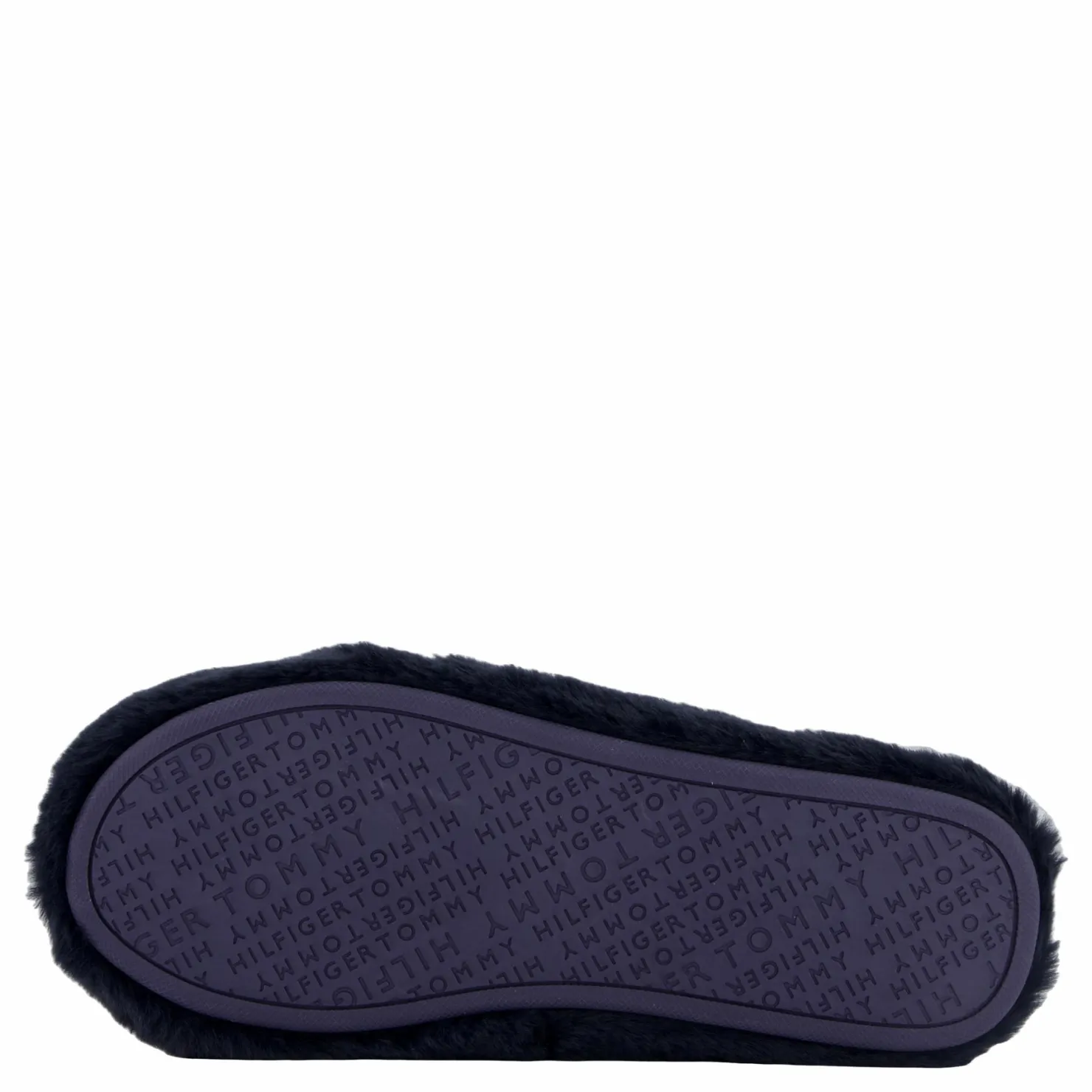 Tommy Hilfiger Hilfiger Fur Basics Slipper Space Blue Svart Discount