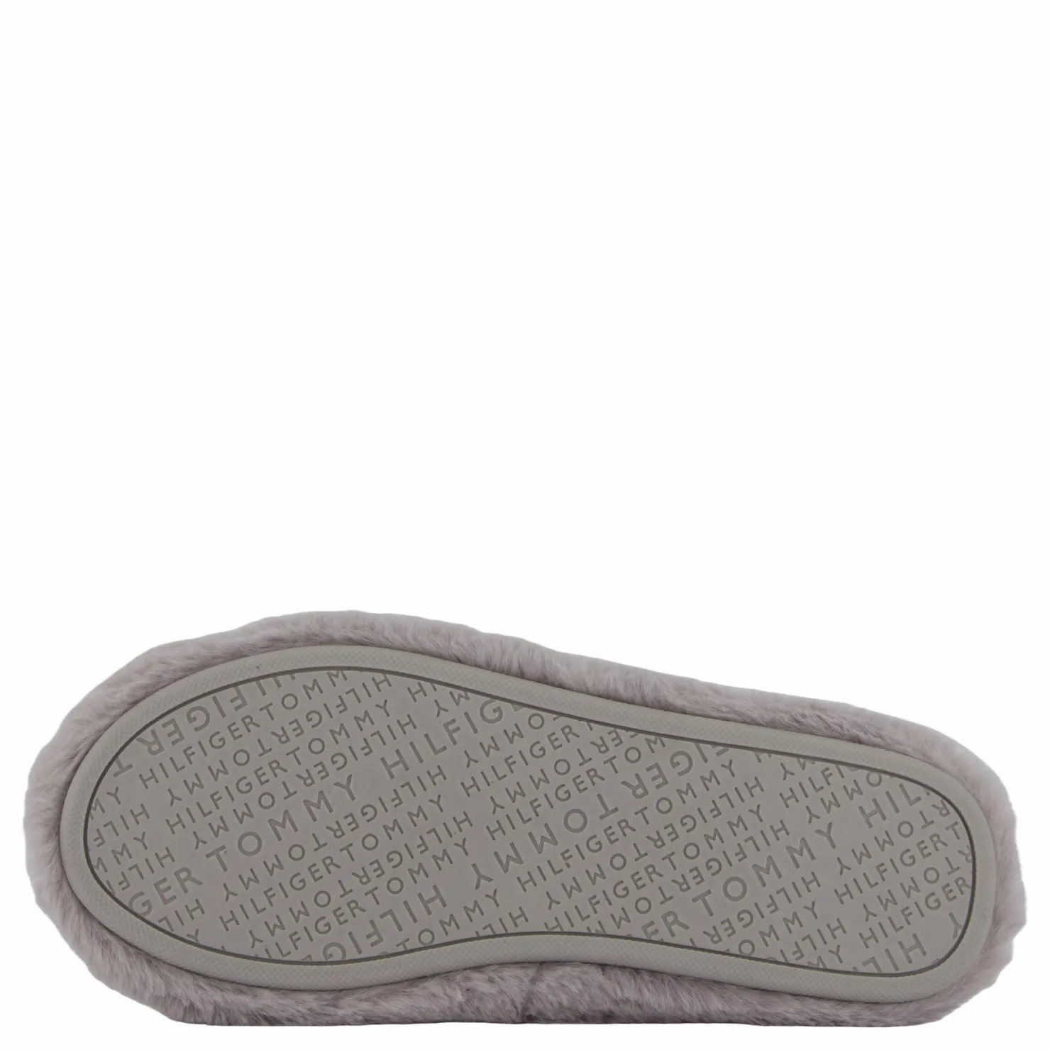 Tommy Hilfiger Hilfiger Fur Basics Slipper Grey Whisper Grå Discount
