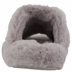 Tommy Hilfiger Hilfiger Fur Basics Slipper Grey Whisper Grå Discount