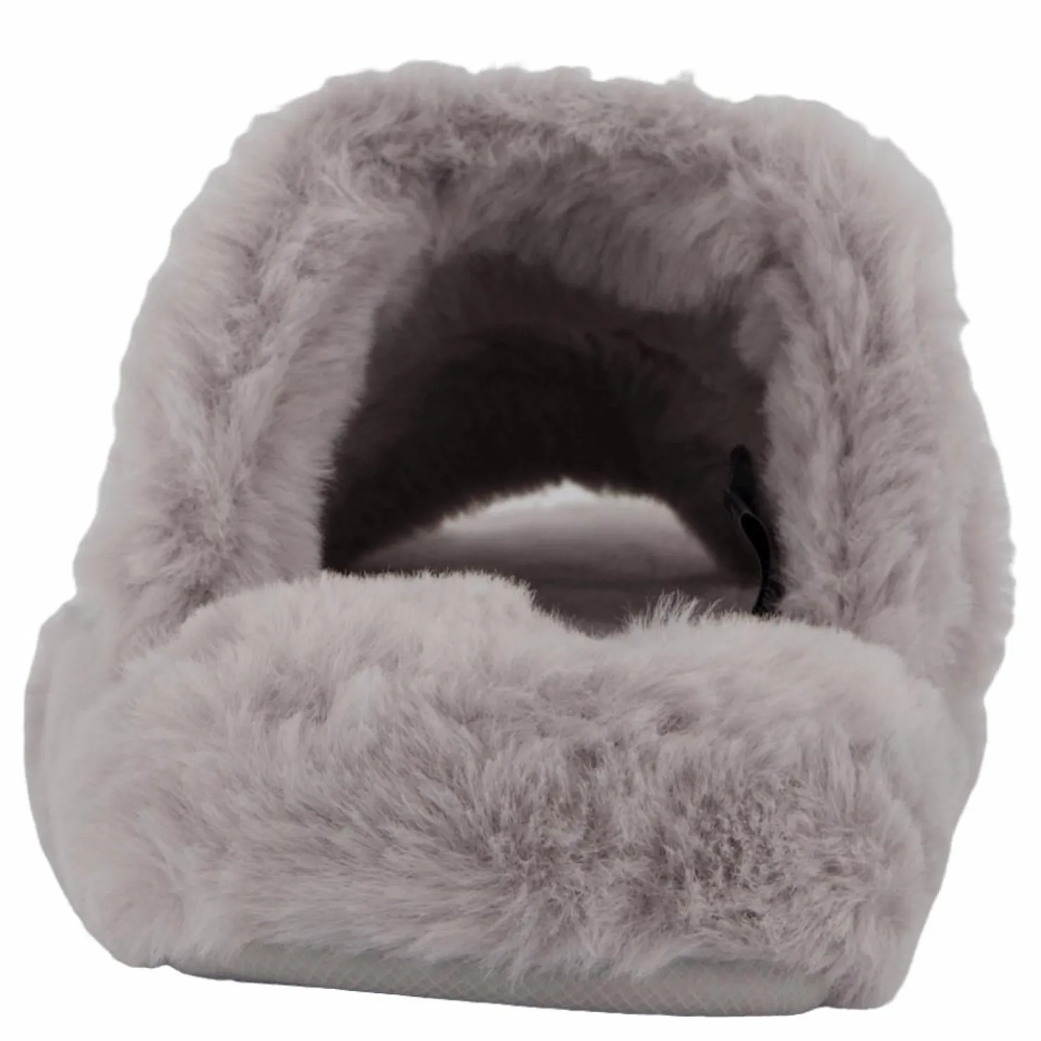 Tommy Hilfiger Hilfiger Fur Basics Slipper Grey Whisper Grå Discount