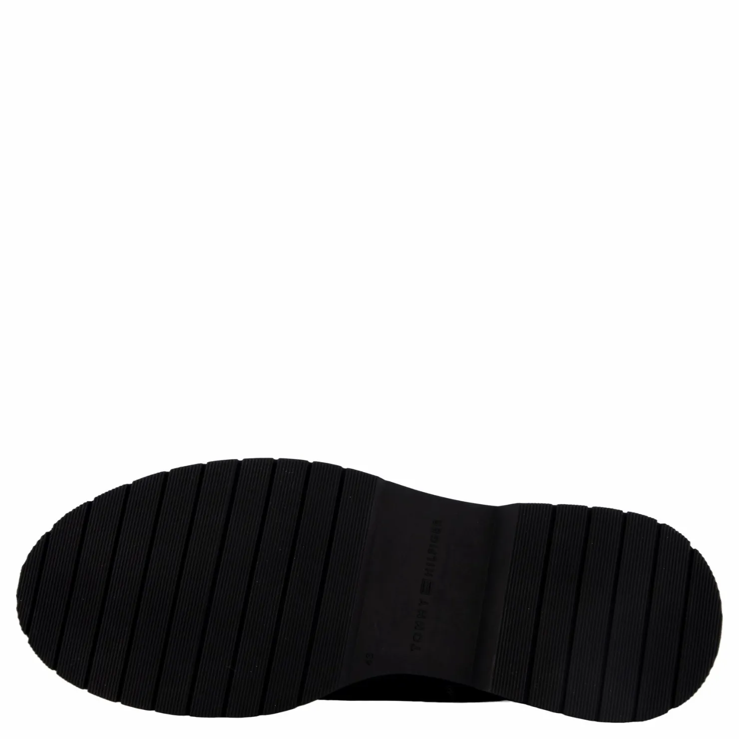 Tommy Hilfiger Hilfiger Suede Lace Zip Boot Black Svart Outlet