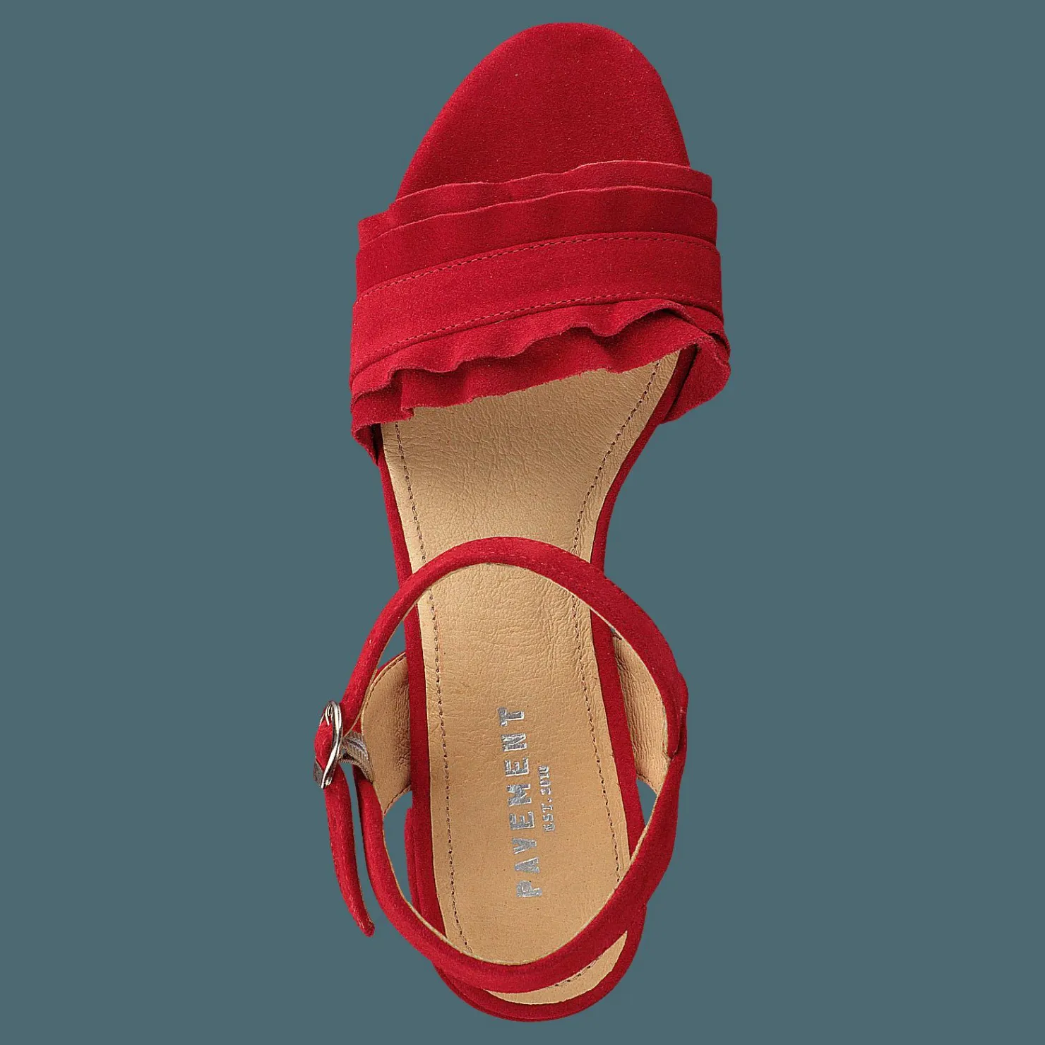 Pavement Holly Red Suede Röd Outlet