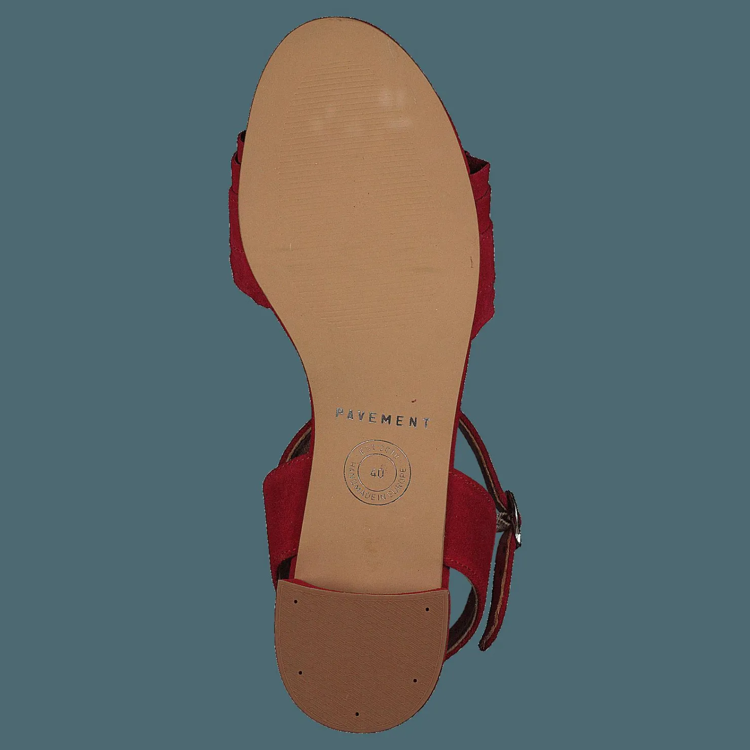 Pavement Holly Red Suede Röd Outlet