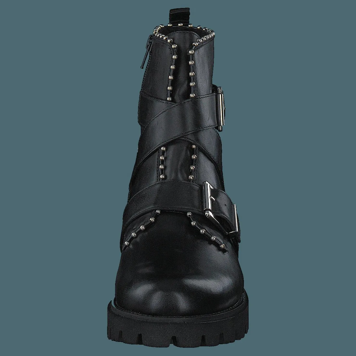 Steve Madden Hoofy Black Leather Svart Sale
