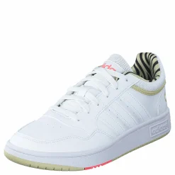 adidas Hoops 3.0 Lifestyle Basketball Low Classic Shoes Cloud White / Cloud White / Sandy Beige Vit och Gul Best