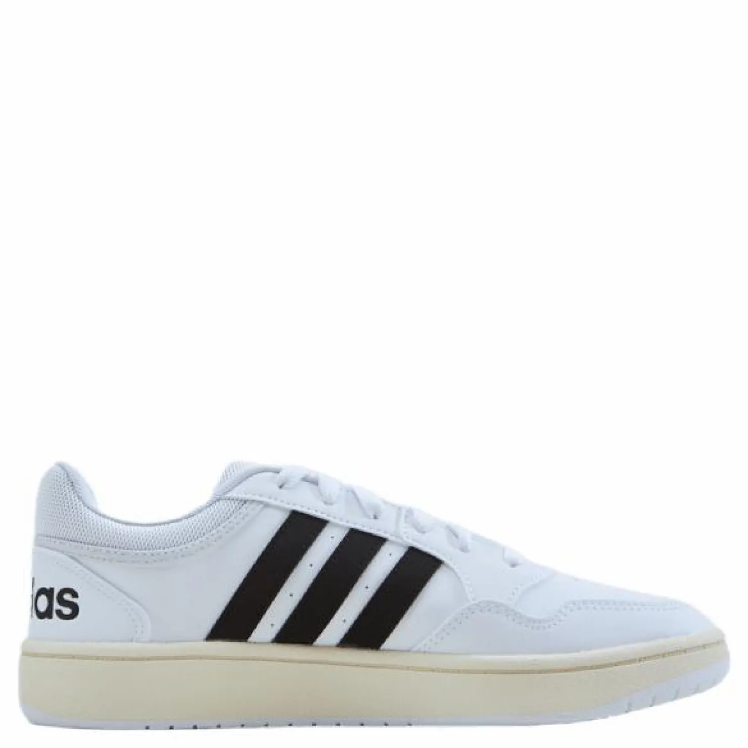 adidas Hoops 3.0 Low Classic Vintage Shoes Cloud White / Core Black / Chalk White Svart och Vit Best