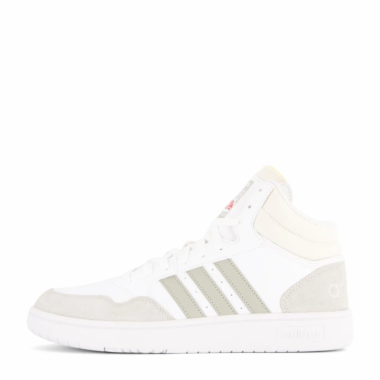 adidas Hoops 3.0 Mid Lifestyle Basketball Classic Vintage Shoes White Vit Sale