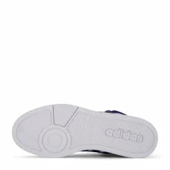 adidas Hoops 3 Mid Lifestyle Basketball Classic Vintage Shoes Cloud White / Dkblue / Dkblue Blå Hot