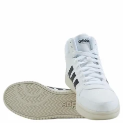 adidas Hoops 2.0 Mid Shoes Cloud White / Legend Ink / Cloud White Vit Best