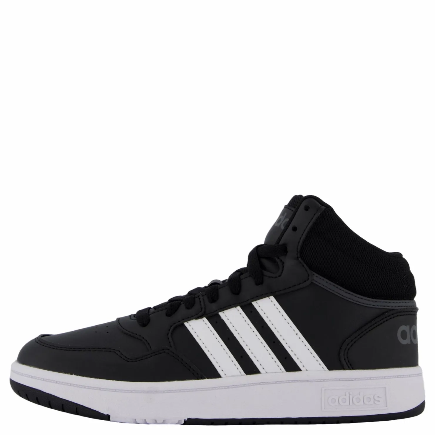 adidas Hoops Mid Shoes Core Black / Cloud White / Grey Six Svart Discount