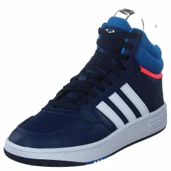 adidas Hoops Mid Shoes Dark Blue / Blue Rush / Turbo Blå Clearance