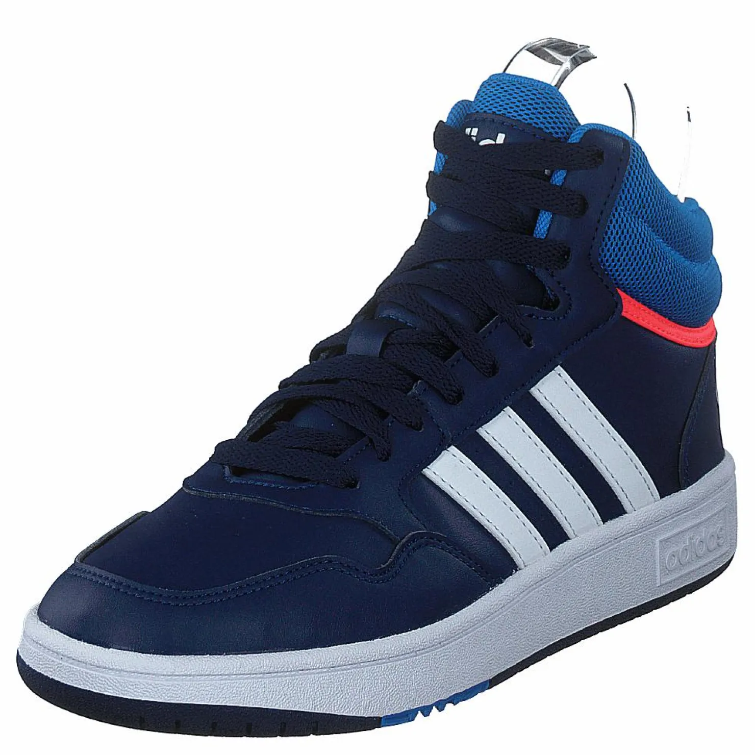 adidas Hoops Mid Shoes Dark Blue / Blue Rush / Turbo Blå Clearance