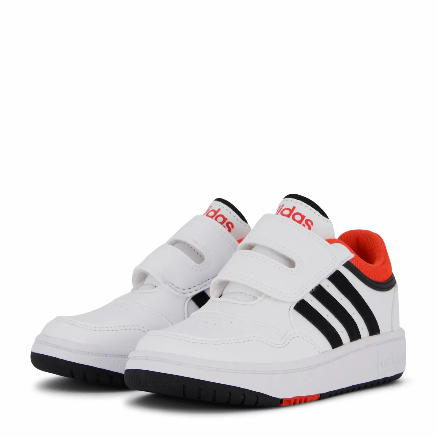 adidas Hoops Shoes Cloud White / Core Black / Bright Red Vit Best