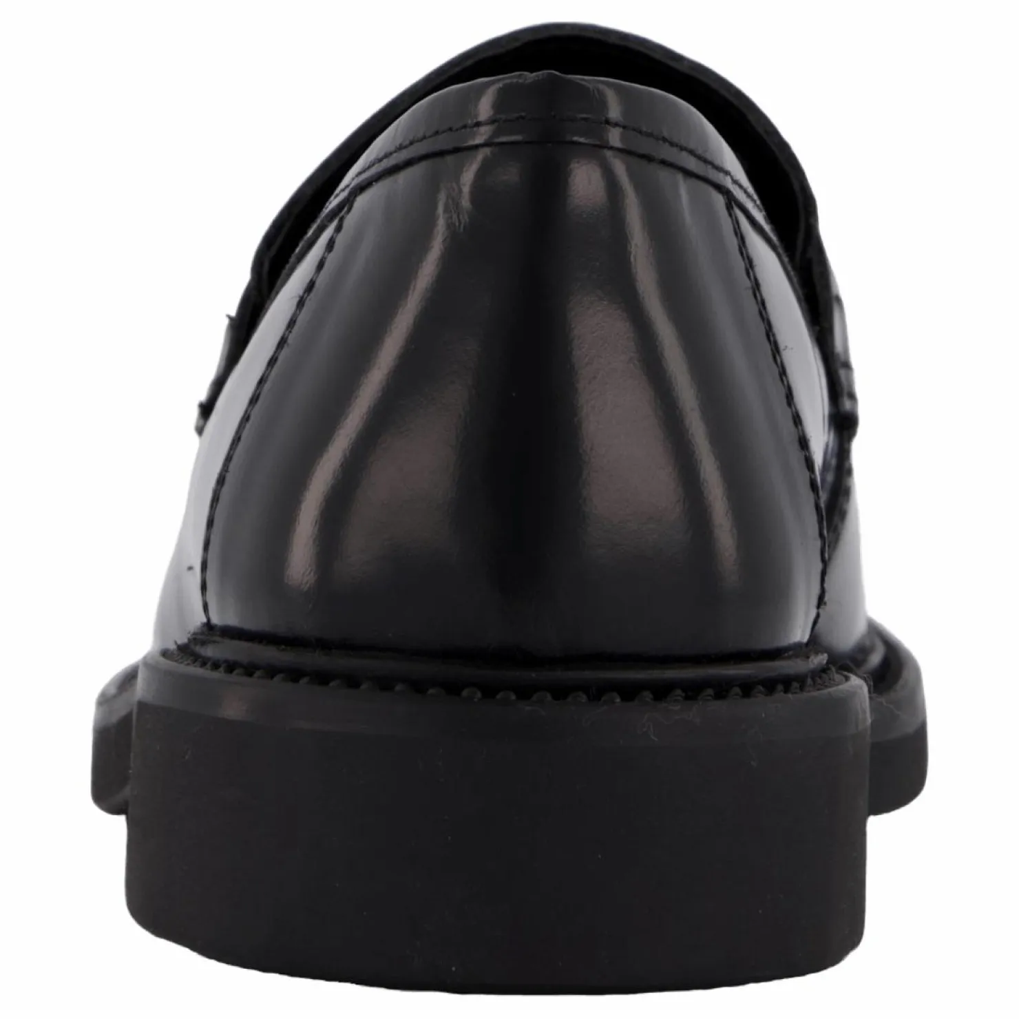 Steve Madden Huddles Black Leather Svart Outlet