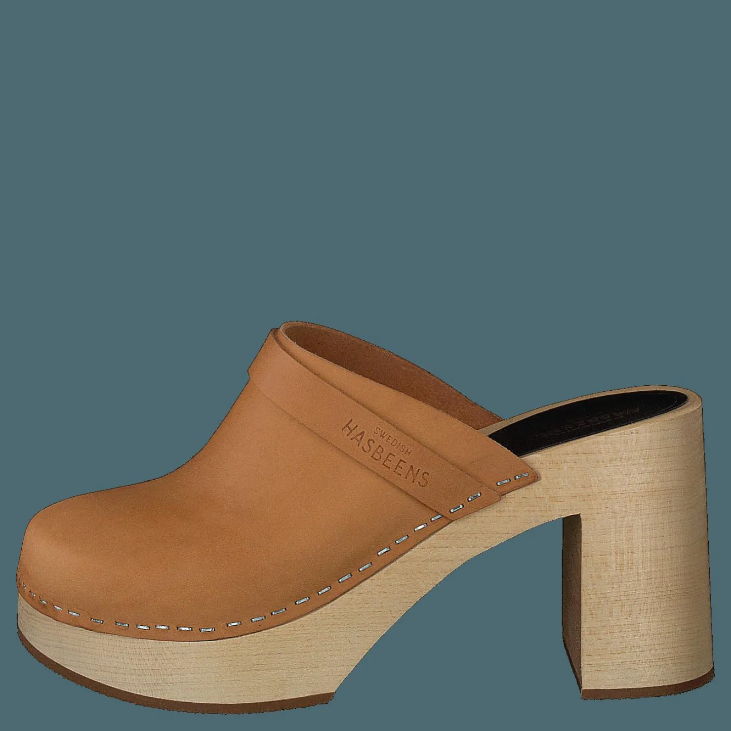 Swedish Hasbeens Husband Sky High Nature Beige och Brun Discount
