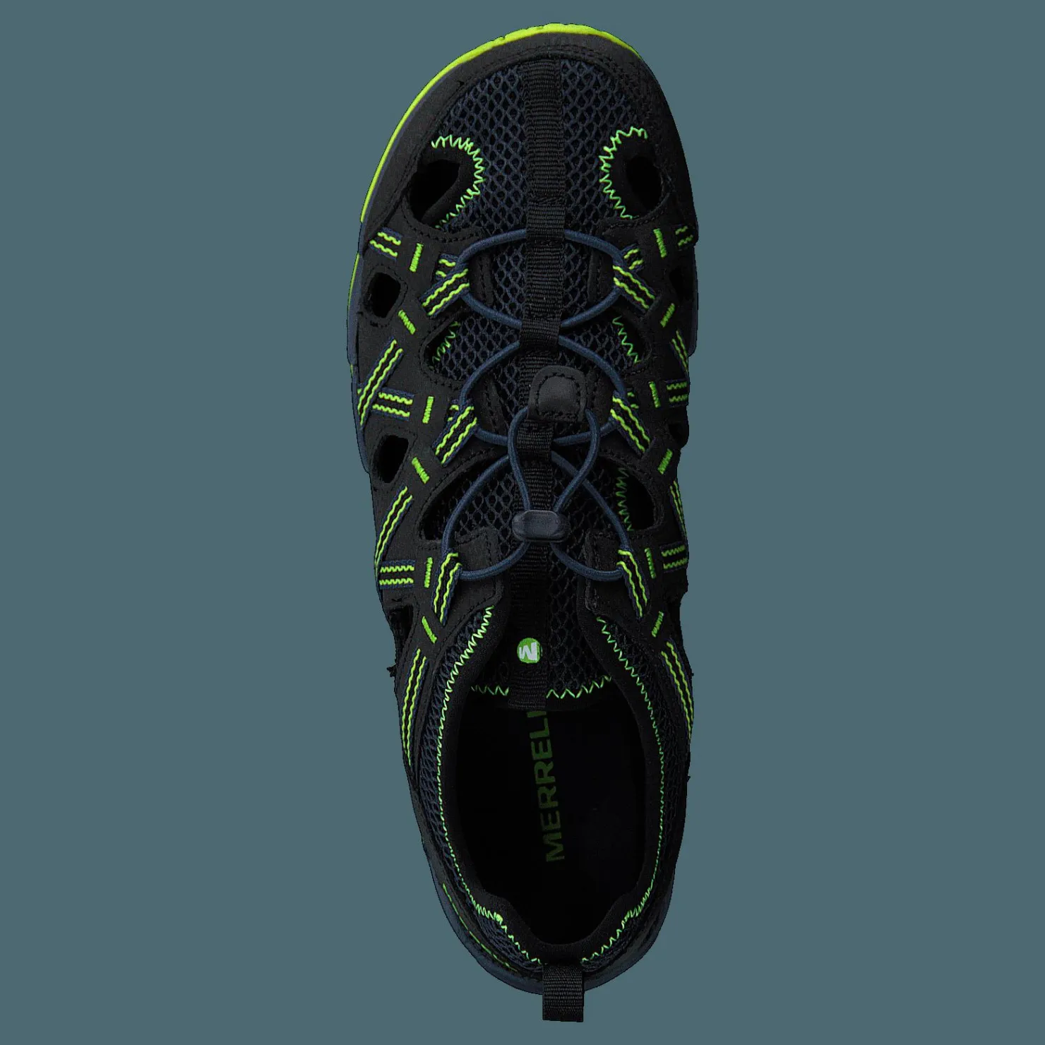 Merrell Hydro Choprock Shandal Black/navy/lime Blå Discount