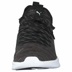 Puma Ignite Flash Evoknit Sr Wn's Black-charcoal Gray-aqua Svart Hot