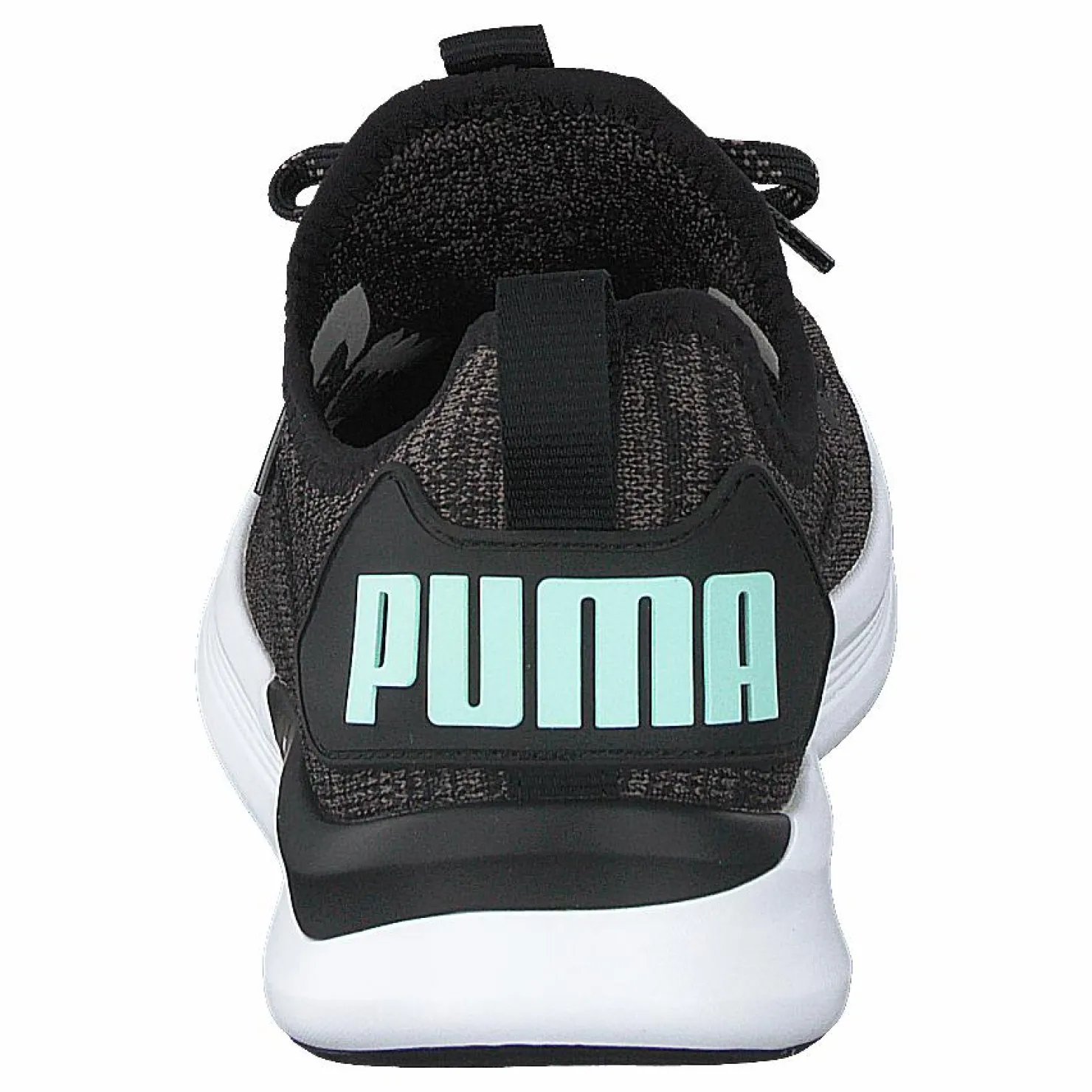 Puma Ignite Flash Evoknit Sr Wn's Black-charcoal Gray-aqua Svart Hot